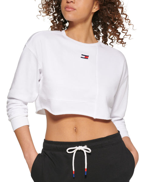 Tommy Hilfiger Sport Womens Cropped Sweatshirt